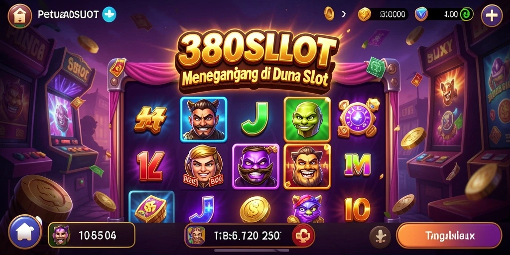 Tangkapan layar gameplay 380SLOT menunjukkan keseruan petualangan slot.