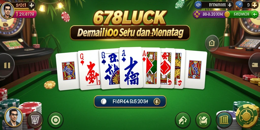 Screenshot gameplay 678LUCK menampilkan keseruan bermain Domino.