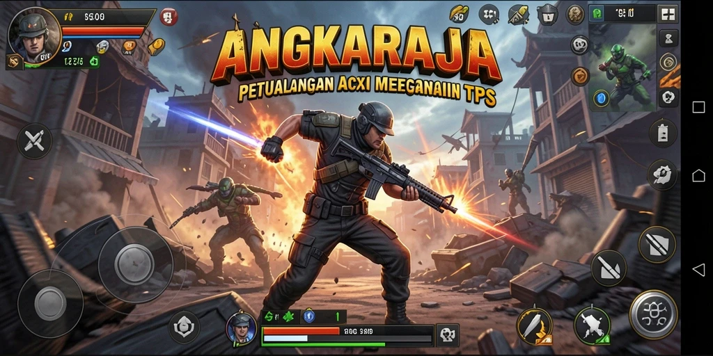 Gameplay intens dan grafis mengagumkan dalam ANGKARAJA.
