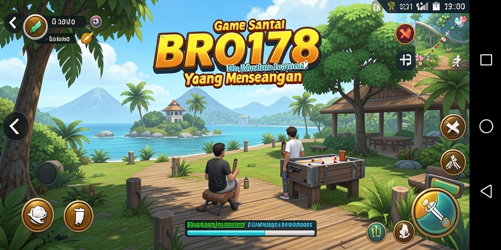 Tangkapan layar gameplay asli BRO178 yang menampilkan level menarik.