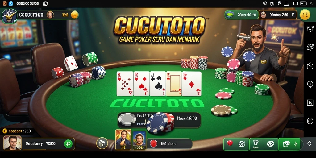 Tampilan gameplay CUCUTOTO yang seru dan menantang.