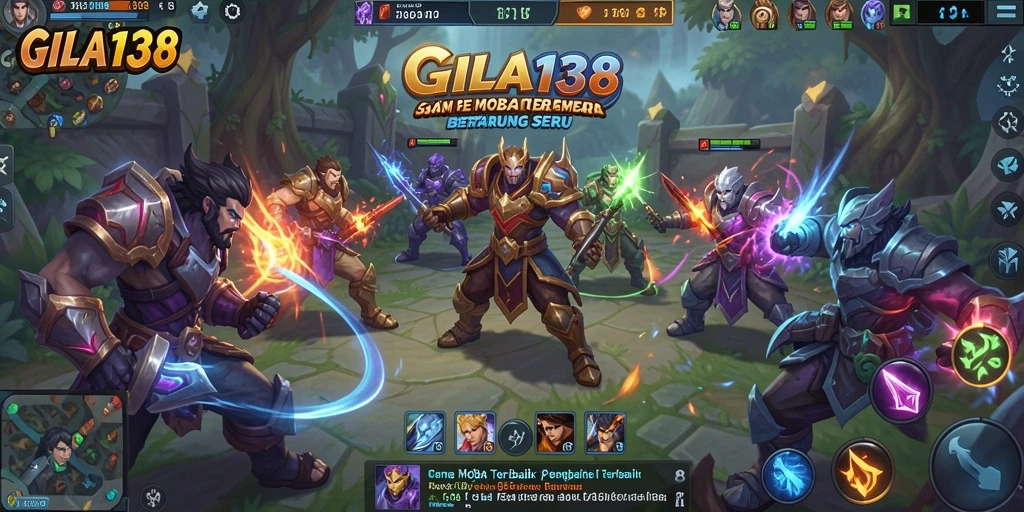 Tangkapan layar gameplay GILA138 yang memperlihatkan aksi intense di medan perang.