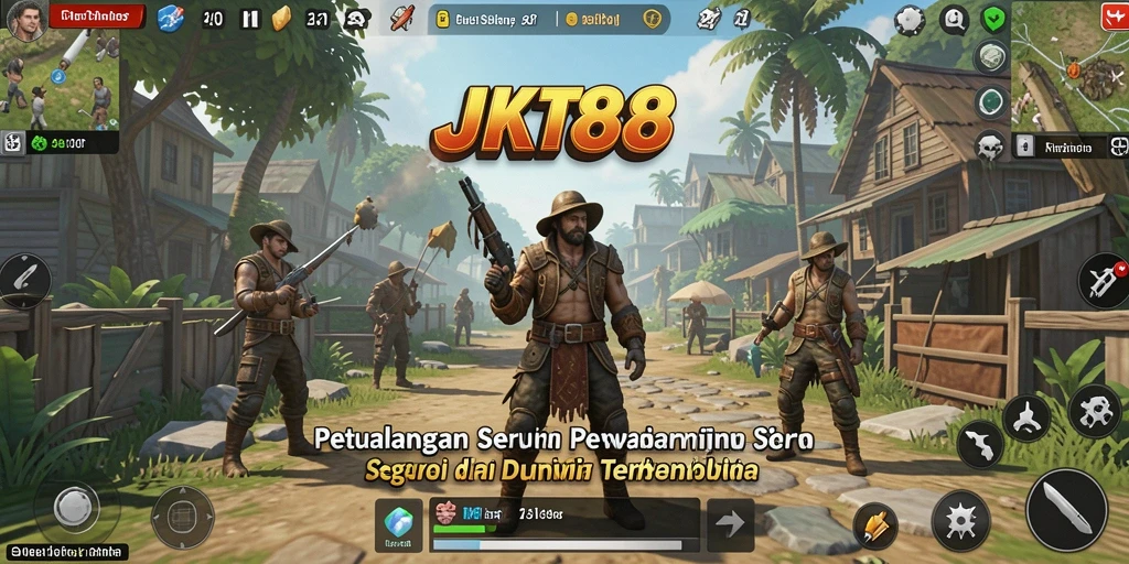Tampilan gameplay Open World JKT88 yang memukau.
