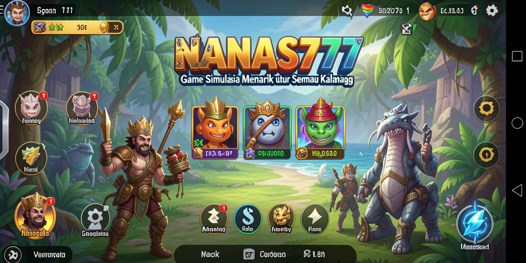 Screenshot dari gameplay seru NANAS777 yang menunjukkan pengalaman Simulation menarik.
