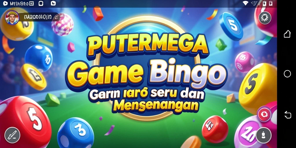 Tampilan gameplay menarik dari PUTERMEGA Bingo.
