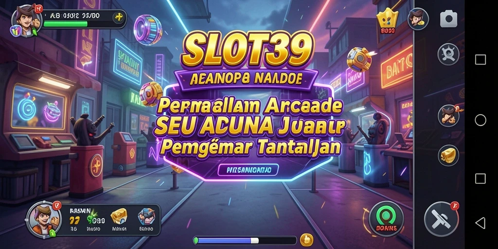 Tangkapan layar SLOT39 yang menunjukkan aksi gameplay Arcade yang mendebarkan.