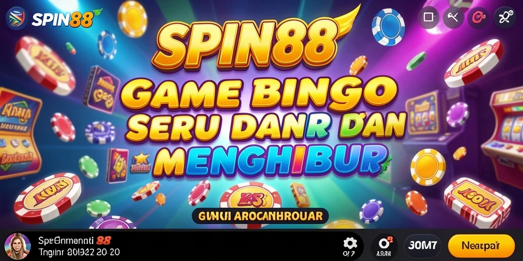 Tampilan gameplay Bingo yang seru dan interaktif di SPIN88.