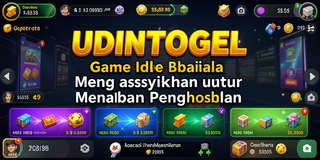 Screenshoot gameplay UDINTOGEL menampilkan keseruan dalam bermain Idle.