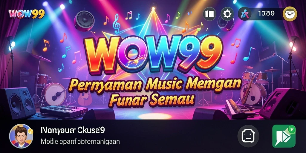 Tampilan menarik dari gameplay WOW99 yang interaktif dan menyenangkan.